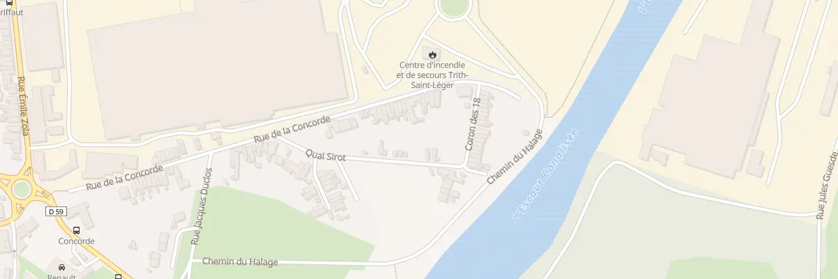 Plan du 78 Rue de la Concorde à Trith-Saint-Léger