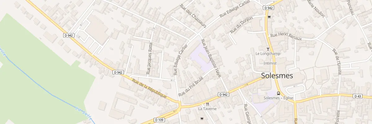 Plan du 33 Rue Edwige Carlier à Solesmes