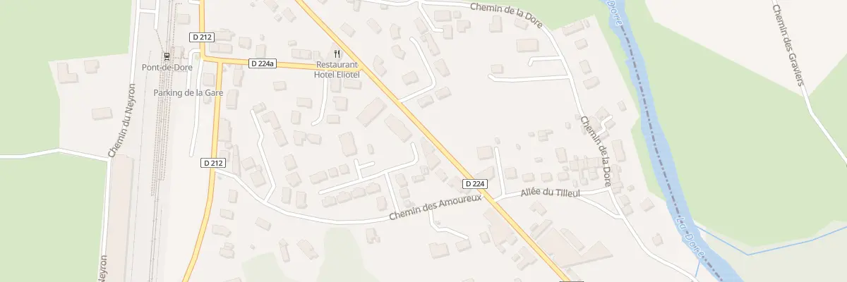 Plan du 41 Rte de Maringues à Peschadoires