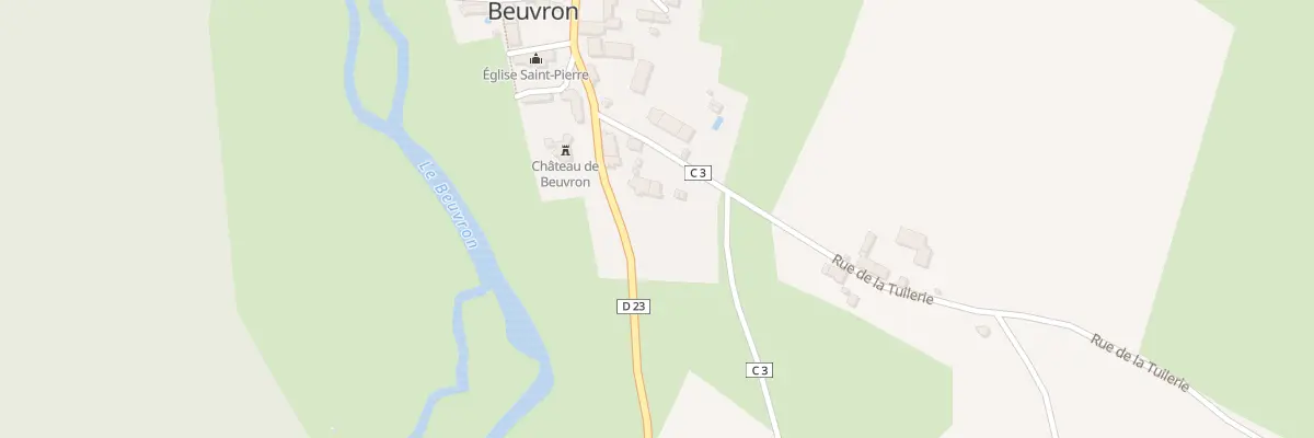 Plan du 24 Le Bourg à Beuvron