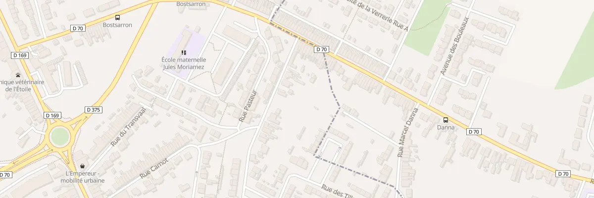 Plan du 404 Rue Gilberte à Raismes
