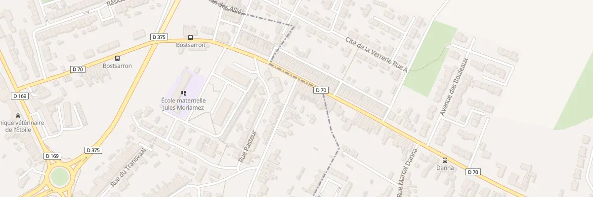 Plan du 52 Rue Gilbert Bostsarron à Raismes