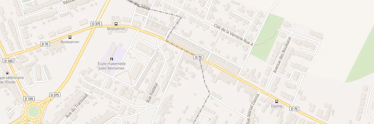 Plan du 56 Rue Gilbert Bostsarron à Raismes
