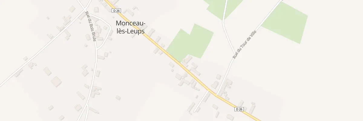 Plan du 19 Rue des Leups à Monceau-lès-Leups