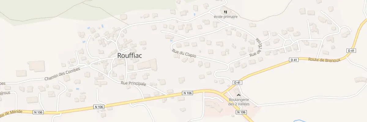 Plan du 5180 Rouffiac à Saint-Bauzile