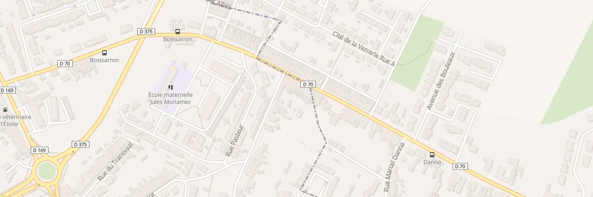Plan du 62 Rue Gilbert Bostsarron à Raismes