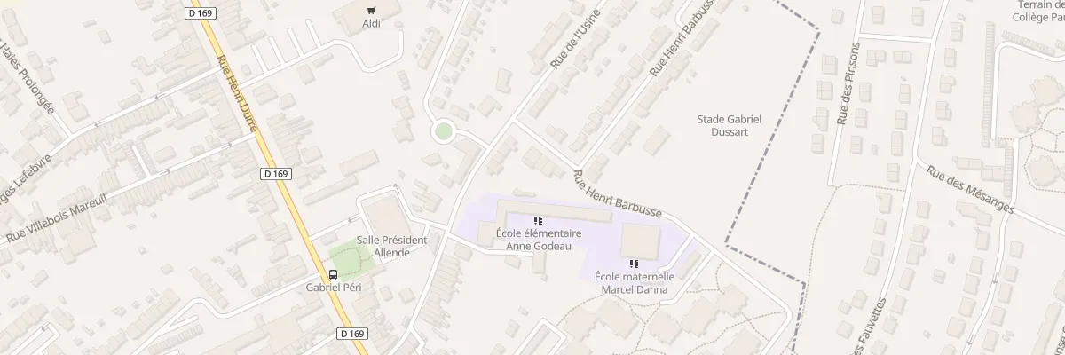 Plan du 4 Rue Henri Barbusse à Raismes