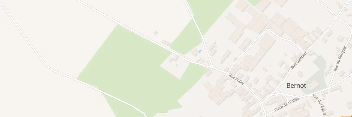 Plan du 13 Rue du Potier à Bernot