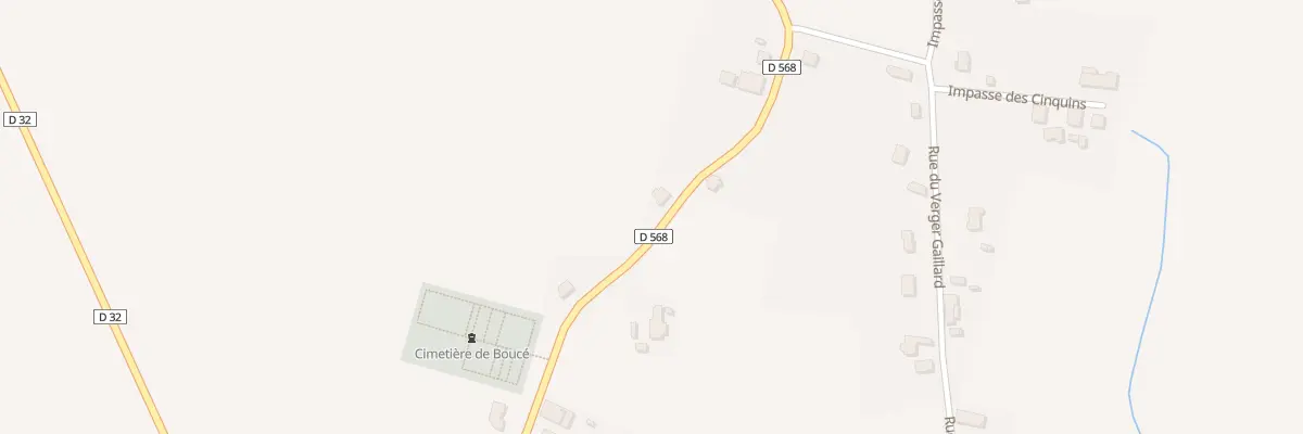 Plan du 23 Rte de Tréteau à Boucé