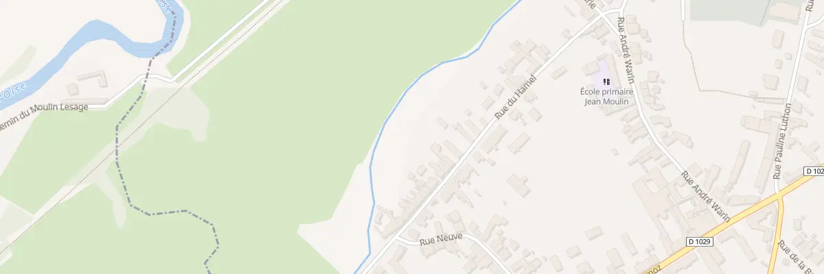 Plan du 30 Rue du Hamel à Mont-d’Origny