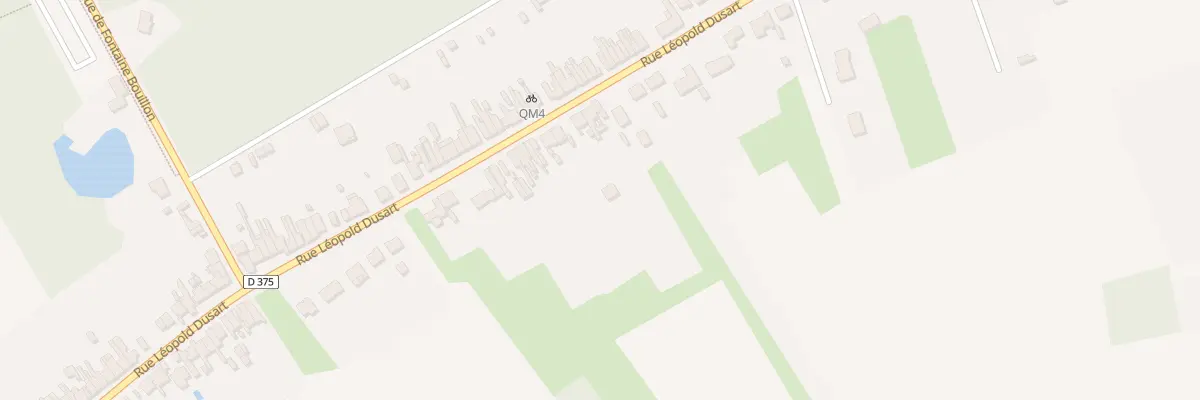 Plan du 990 Rue Leopold Dussart à Raismes