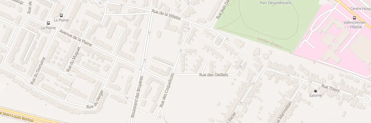 Plan du 12 Rue des Coquelicots à Valenciennes