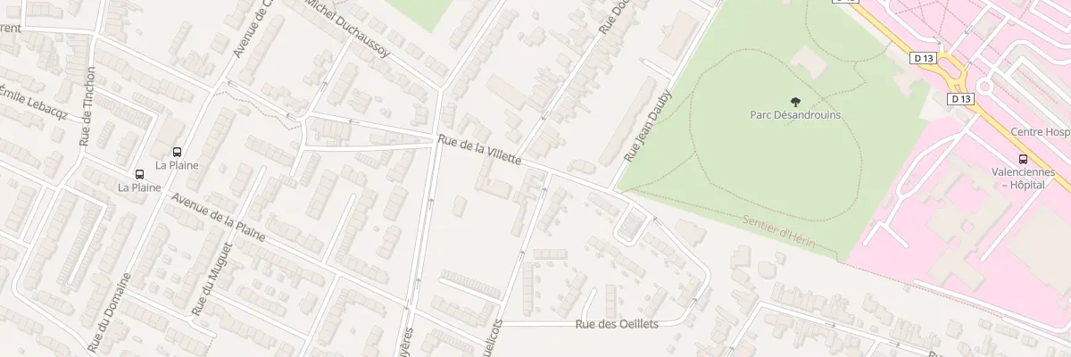 Plan du 21 Rue des Coquelicots à Valenciennes
