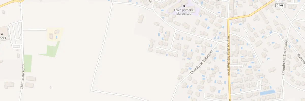 Plan du 8 Rue du Carignan à Pomérols