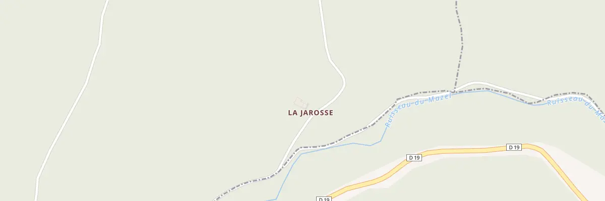 Plan du 5097 La Jarosse à Chaniat