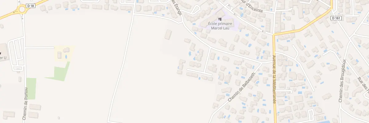 Plan du 6 Rue du Carignan à Pomérols