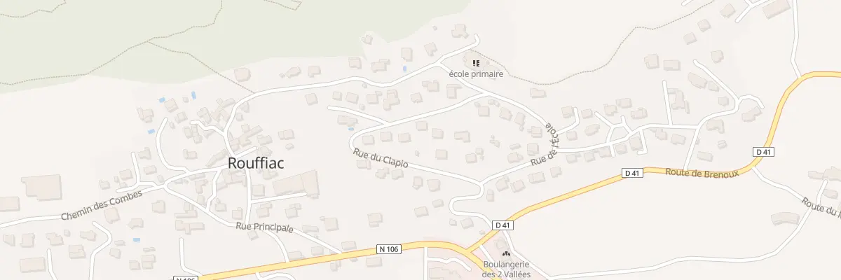 Plan du 5447 Rouffiac à Saint-Bauzile