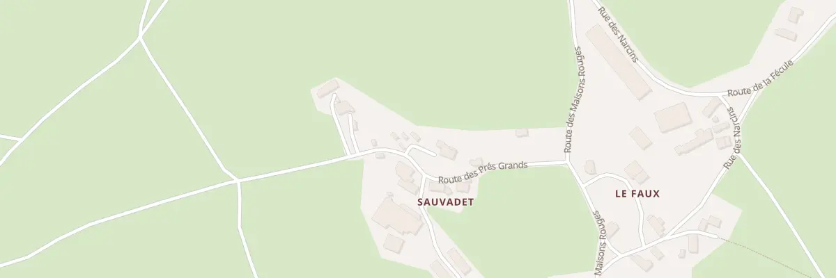 Plan du 5208 Sauvadet à Saint-Genès-la-Tourette