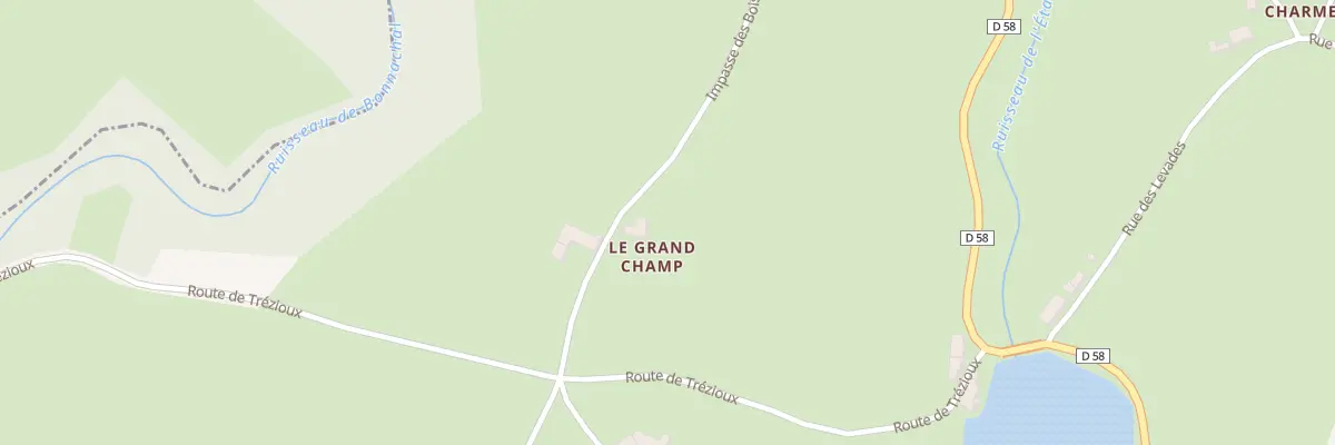 Plan du 5247 Le Grand Champ à Saint-Flour-l’Étang
