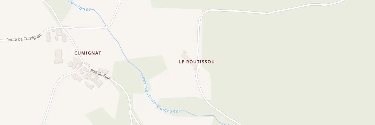 Plan du 5077 Le Routissou à Chaniat