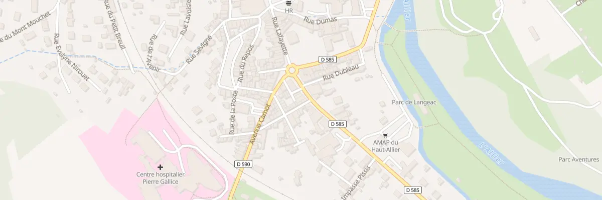 Plan du 59 Av Danton à Langeac
