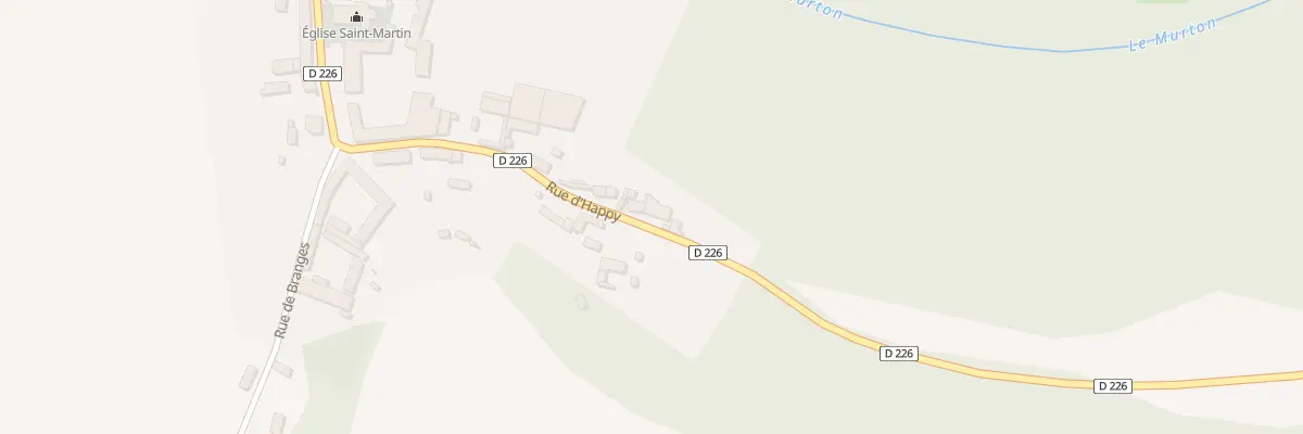 Plan du 12 Rue d’Happy à Cuiry-Housse