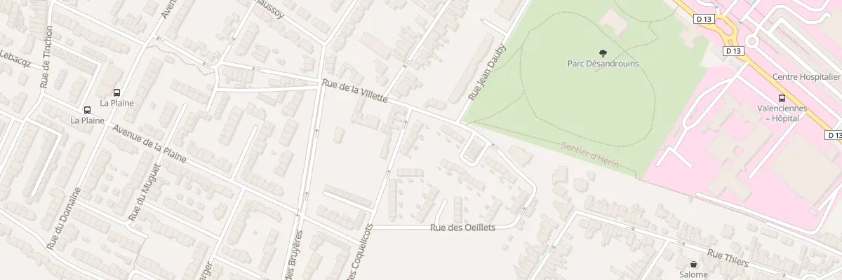 Plan du 32 Rue des Coquelicots à Valenciennes