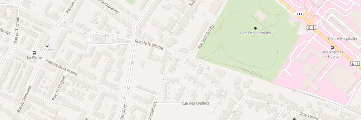 Plan du 36 Rue des Coquelicots à Valenciennes