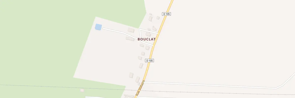 Plan du 33 Rue Voltaire à Montbeugny