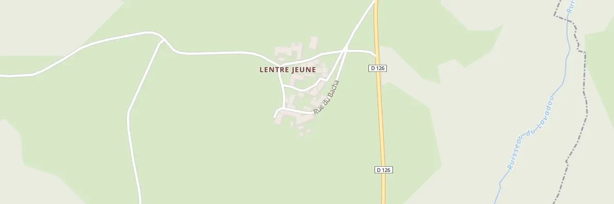 Plan du 5041 Lentre Jeune à Chaniat