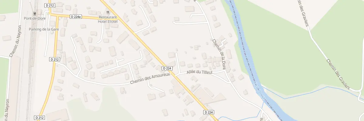 Plan du 7 All du Tilleul à Peschadoires