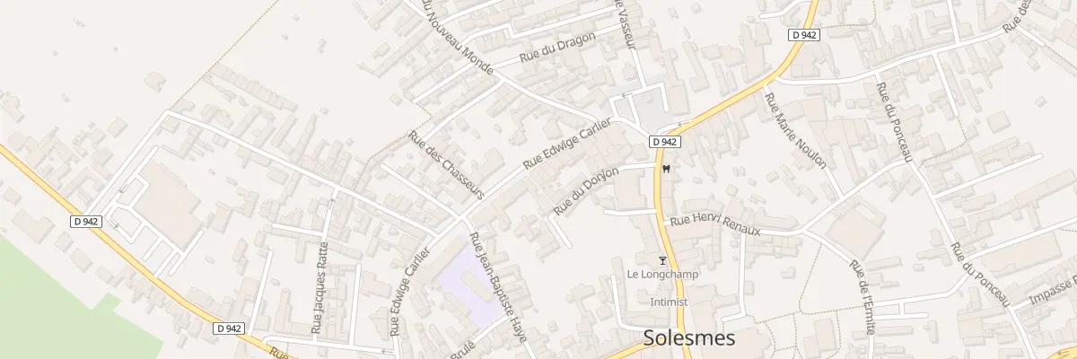 Plan du 19 Rue Edwige Carlier à Solesmes