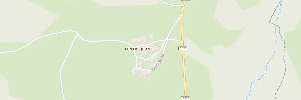 Plan du 5045 Lentre Jeune à Chaniat