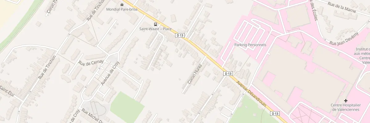 Plan du 109 Av Desandrouins à Valenciennes