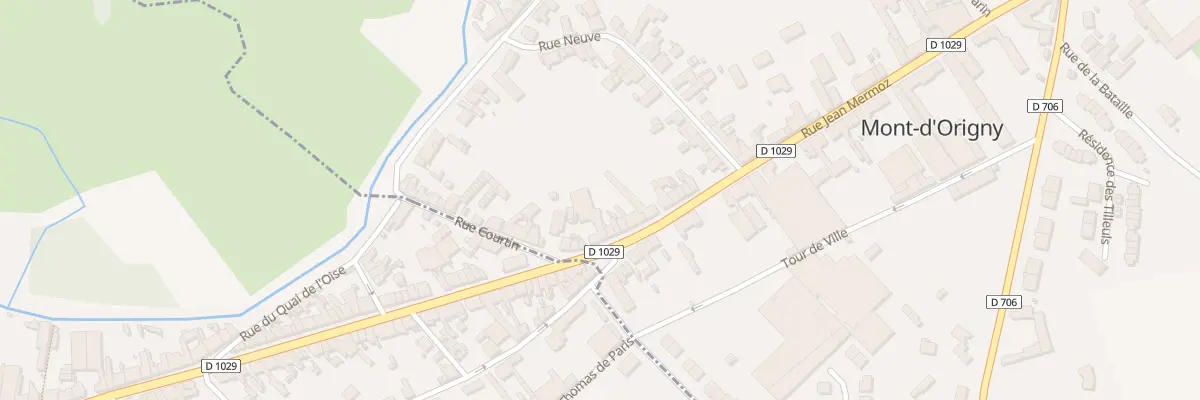 Plan du 9 Rue Jean Mermoz à Mont-d’Origny