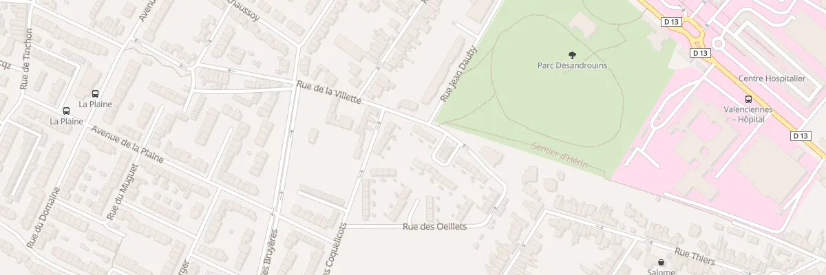 Plan du 35 Rue de la Vilette à Valenciennes