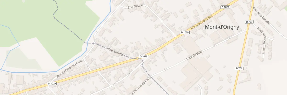Plan du 7 Rue Jean Mermoz à Mont-d’Origny
