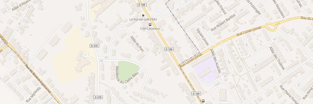 Plan du 396B Rue Henri Durre à Raismes