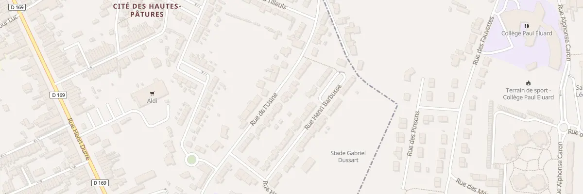 Plan du 370 Rue de l’Usine à Raismes