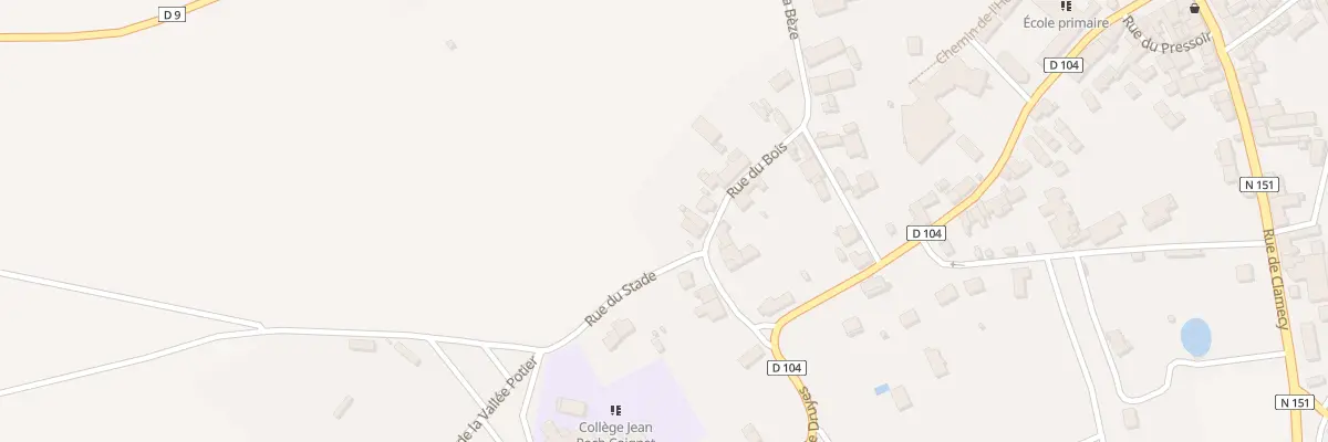 Plan du 16 Rue du Bois à Courson-les-Carrières