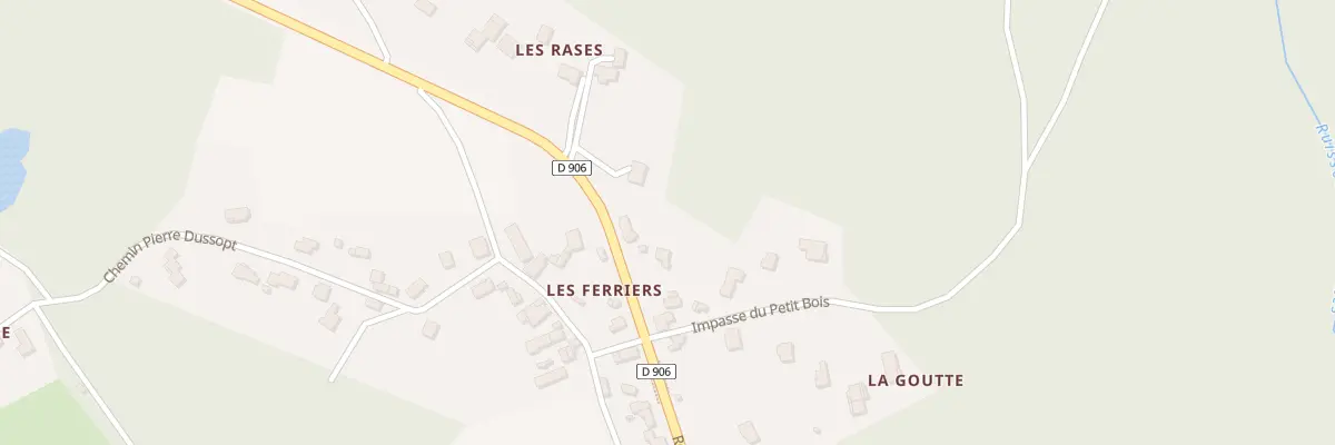 Plan du 68 Rte de Vichy à Paslières