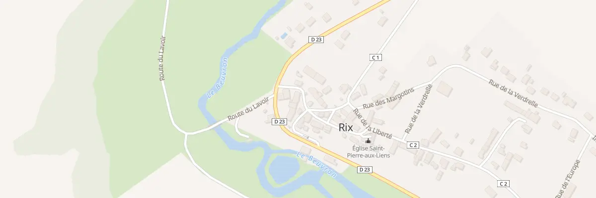 Plan du 41 Le Bourg à Rix