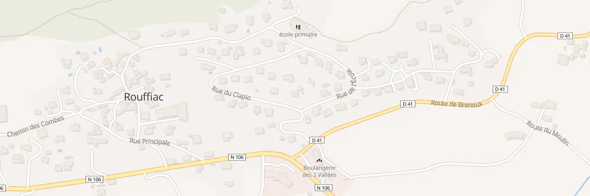 Plan du 16 Rouffiac à Saint-Bauzile