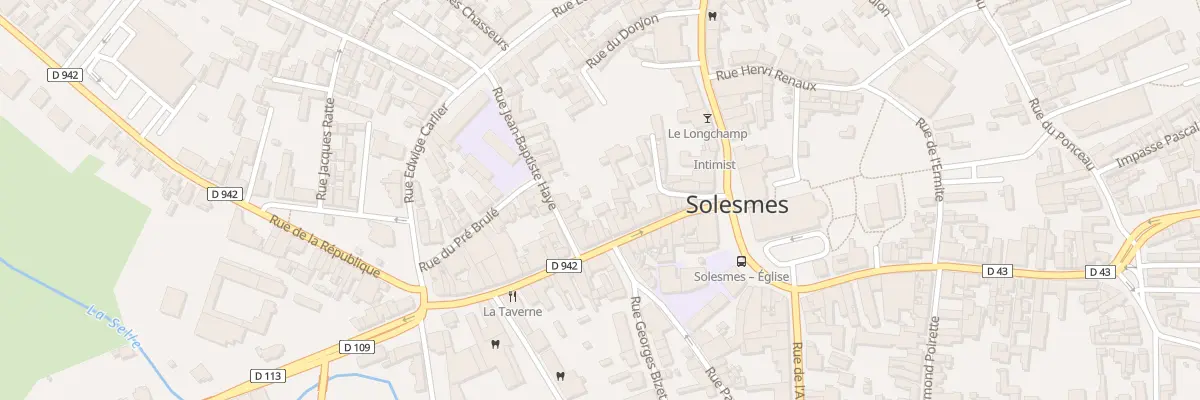 Plan du 16 Rue de Selle à Solesmes