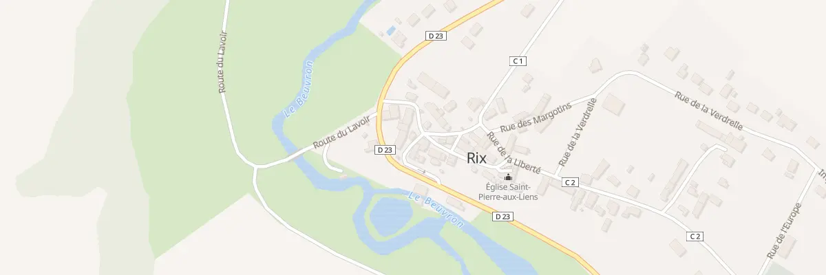 Plan du 44 Le Bourg à Rix