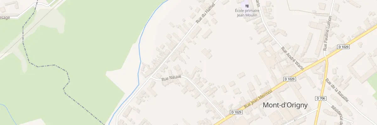 Plan du 17 Rue du Hamel à Mont-d’Origny