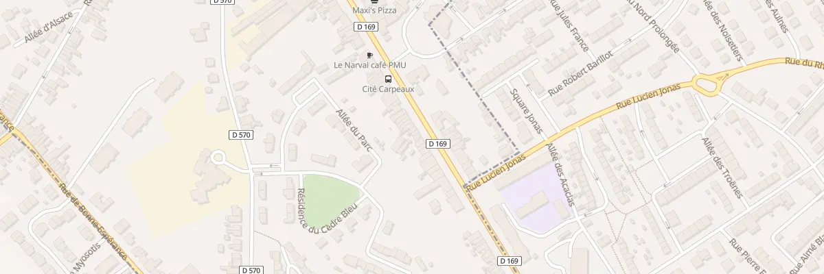 Plan du 394 Rue Henri Durre à Raismes