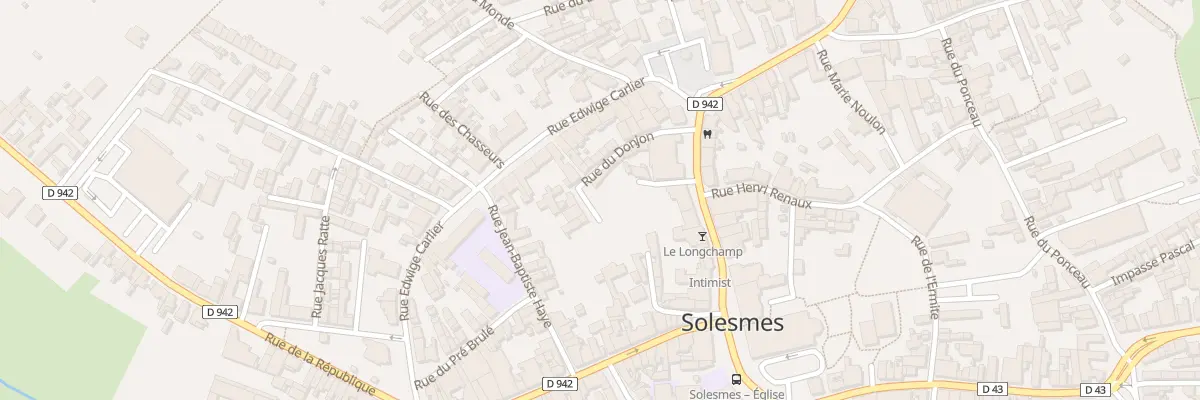Plan du 1C Rue du Donjon à Solesmes