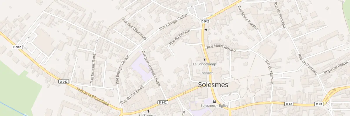 Plan du 3B Rue du Donjon à Solesmes