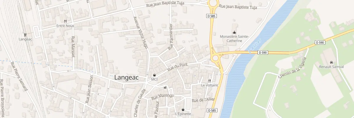 Plan du 6 Rue de l’Egalité à Langeac